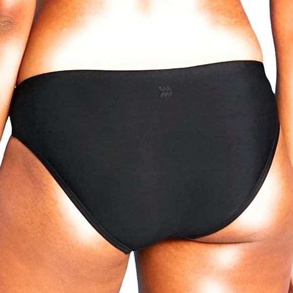 All in Motion Women's Medium Coverage Hipster Bikini Bottom BLACK S NWT Various - Picture 4 of 5